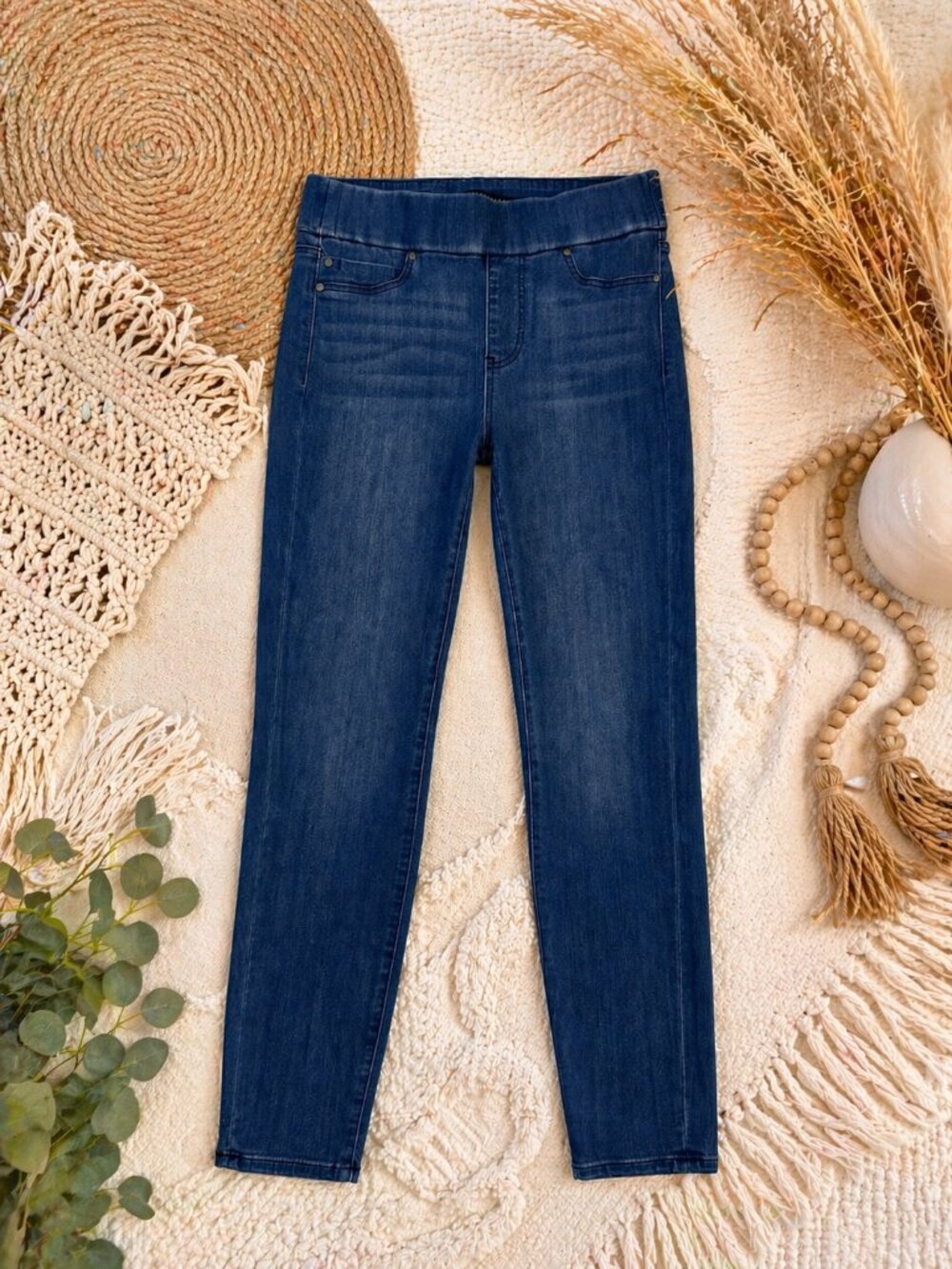 Liverpool Los Angeles The Skinny Jeans Sz 4 Mid Rise Stretch Blue Denim Slim Fit